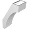 Ekena Millwork 5 1/2-in. W x 10-in. D x 18-in. H Imperial Architectural Grade PVC Knee Brace BRCP055X10X18IMP - alternate 6